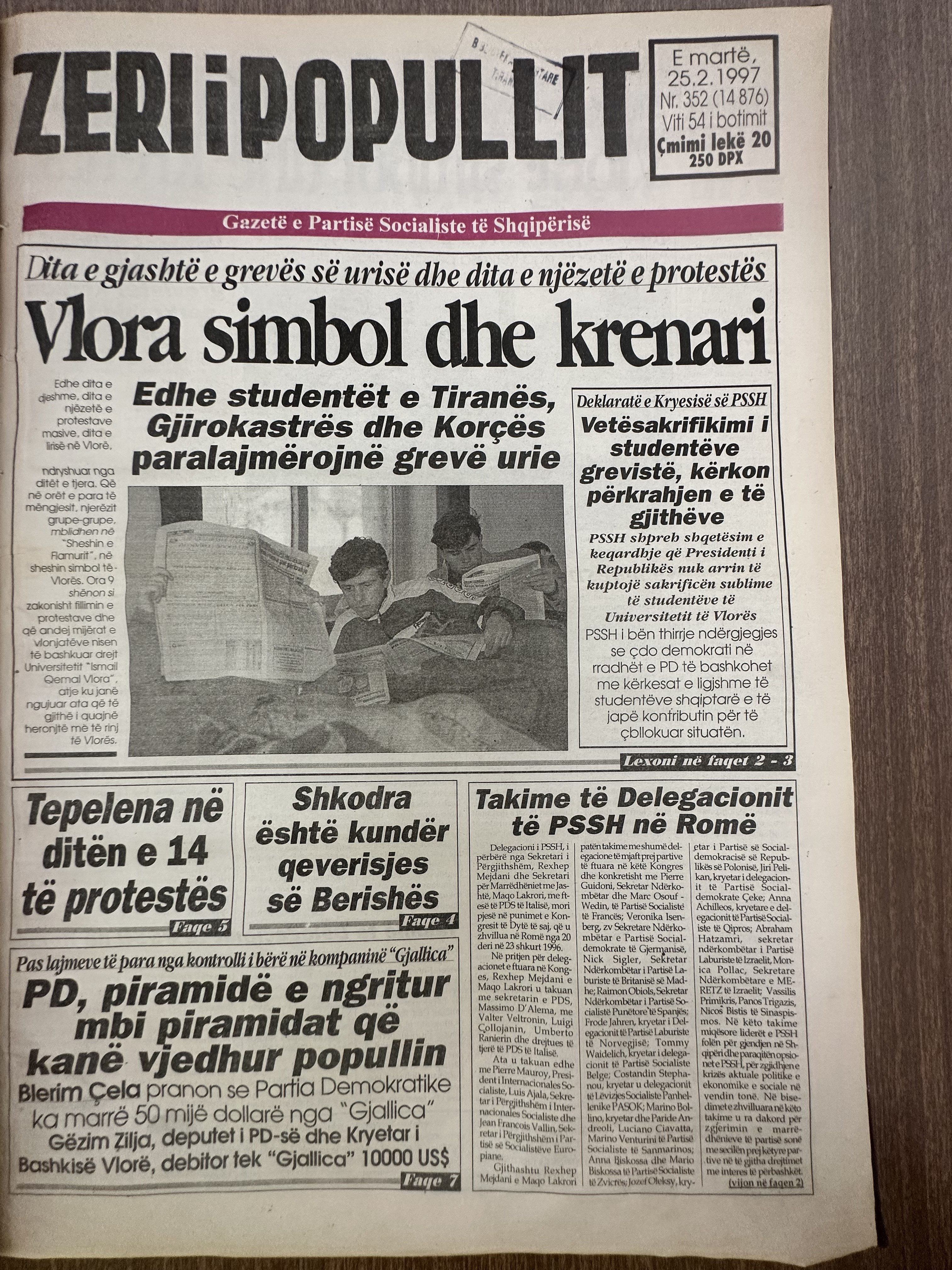 Zëri i Popullit 1997-02-25